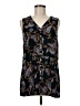 J.Jill 100% Rayon Black Sleeveless Blouse Size Med Petite - photo 1