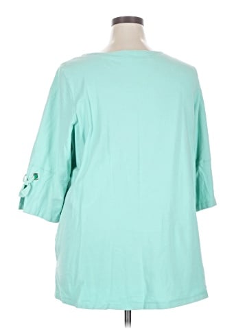 D&Co. 3/4 Sleeve Top (view 2)