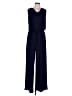 Emma & Michele Solid Blue Jumpsuit Size L - photo 1
