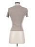 Zara Gray Short Sleeve Turtleneck Size S - photo 2
