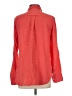 J.Crew 100% Cotton Houndstooth Orange Red Long Sleeve Button-Down Shirt Size 4 - photo 2