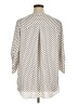 Chaus Polka Dots Ivory 3/4 Sleeve Blouse Size 1X - photo 2