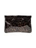 Elaine Turner Animal Print Brown Clutch One size - photo 2