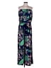 Beach Break Tropical Blue Jumpsuit Size L - photo 1
