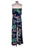 Beach Break Tropical Blue Jumpsuit Size L - photo 2