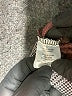 Pink Rose Plaid Gray Dress Pants Size L - photo 8