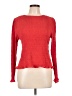 M&S 100% Polyester Red Long Sleeve Top Size 12 - photo 1