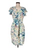 Closet Print Blue Cocktail Dress Size 8 - photo 1