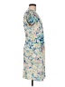 Closet Print Blue Cocktail Dress Size 8 - photo 4