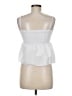 Mi ami White Sleeveless Blouse Size M - photo 2