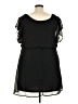 Pinc 100% Polyester Solid Black Casual Dress Size 3X - photo 2