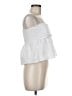 Mi ami White Sleeveless Blouse Size M - photo 4