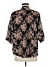 Denim & Supply Ralph Lauren 100% Cotton Floral Black 3/4 Sleeve Blouse Size M - photo 2