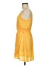 Lush 100% Polyester Color Block Yellow Casual Dress Size M - photo 5