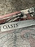 oasis 100% Polyester Paisley Burgundy Long Sleeve Blouse Size S - photo 7