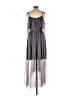 Mia Joy 100% Polyester Polka Dots Gray Cocktail Dress Size L - photo 2