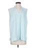 Ted Baker London 100% Polyester Blue Sleeveless Blouse Size 4 (1) - photo 1