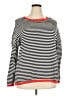 Assorted Brands 100% Cotton Stripes Black Pullover Sweater Size 2X - photo 1