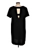 Bobeau Solid Black Casual Dress Size L - photo 2