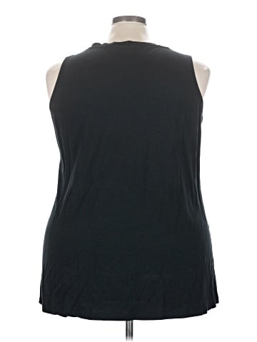 LOGO by Lori Goldstein Sleeveless T-Shirt (view 2)