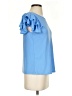 Catherine Malandrino Blue Short Sleeve Top Size S - photo 4