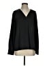 Banana Republic 100% Polyester Black Long Sleeve Blouse Size S - photo 1