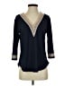 Assorted Brands Blue 3/4 Sleeve T-Shirt Size S - photo 1