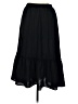 Assorted Brands 100% Polyester Solid Black Casual Skirt Size M - photo 2