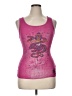 Dragonfly 100% Cotton Pink Tank Top Size XL - photo 1