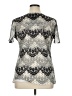 Avenue 100% Polyester Silver Short Sleeve Top Size 14 Plus - photo 2