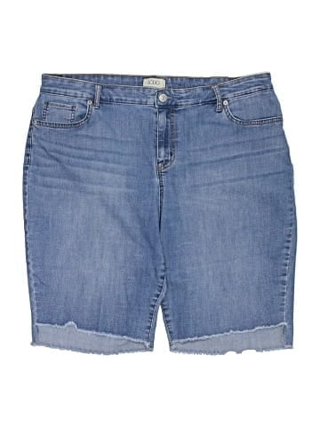 LOGO by Lori Goldstein Denim Shorts (view 1)