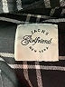 Jachs Girlfriend Plaid Black Long Sleeve Button-Down Shirt Size L - photo 7
