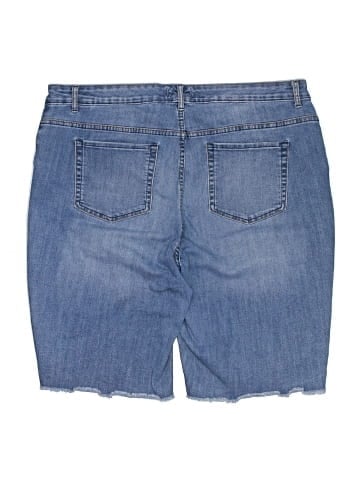 LOGO by Lori Goldstein Denim Shorts (view 2)