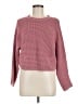 Ann Taylor Solid Pink Pullover Sweater Size M - photo 1