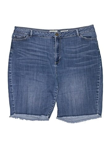 LOGO by Lori Goldstein Denim Shorts (view 1)