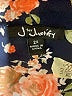 J for Justify 100% Polyester Floral Black 3/4 Sleeve Blouse Size 2X - photo 7