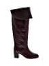 J.Crew 100% Leather Burgundy Boots Size 10 - photo 1
