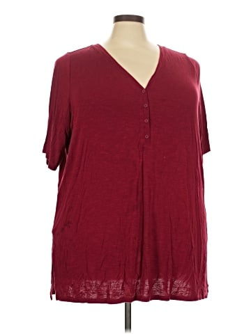 Torrid Short Sleeve Henley (view 1)