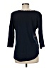 Van Heusen 100% Polyester Paisley Black 3/4 Sleeve Blouse Size M - photo 2
