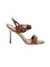 Manolo Blahnik 100% Leather Brown Sandals Size EU 41 - photo 1