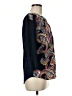 Van Heusen 100% Polyester Paisley Black 3/4 Sleeve Blouse Size M - photo 4