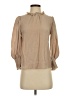 Amanda Uprichard 100% Silk Tan Blouse Size P (petite) - photo 1