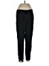 Athleta 100% Linen Solid Black Track Pants Size 10 - photo 1