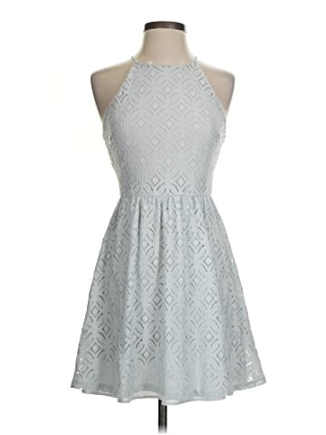 Aqua Cocktail Dress (view 1)