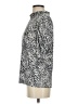 CeCe Animal Print Silver 3/4 Sleeve Blouse Size S - photo 5