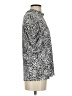 CeCe Animal Print Silver 3/4 Sleeve Blouse Size S - photo 4