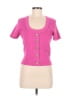 Endless Rose Pink Short Sleeve Top Size M - photo 1