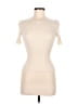 Helmut Lang 100% Wool Ivory Short Sleeve Turtleneck Size M - photo 1