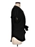 H By Halston 100% Polyester Black Short Sleeve Blouse Size M - photo 4