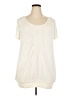 Lane Bryant Ivory Short Sleeve Top Size 18 (3) - photo 1